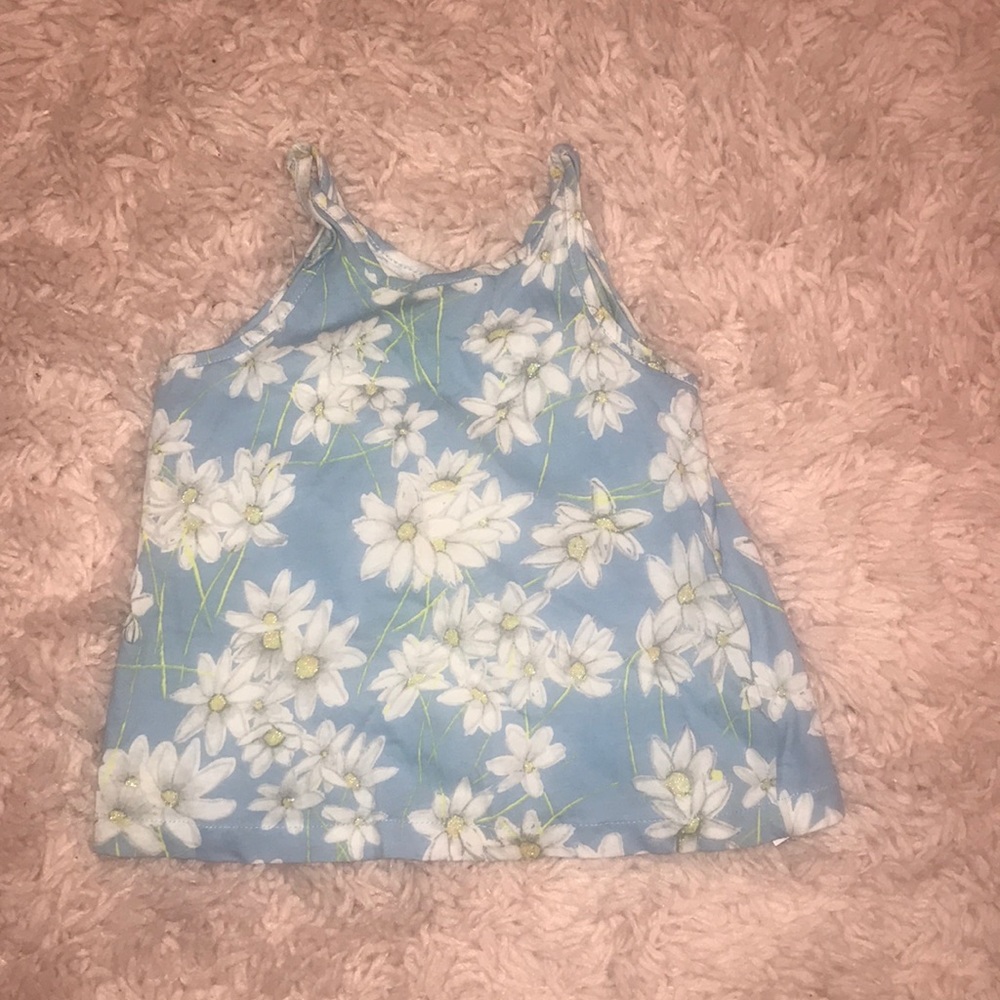 Zara girls floral top size 3/4